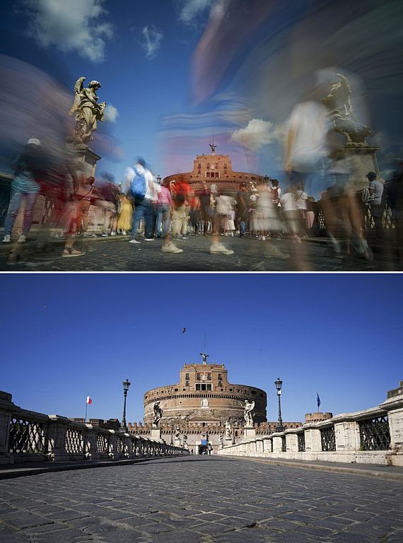 u003cpu003eItaly Virus Outbreak Then and Now Photo Galleryu003c/pu003en