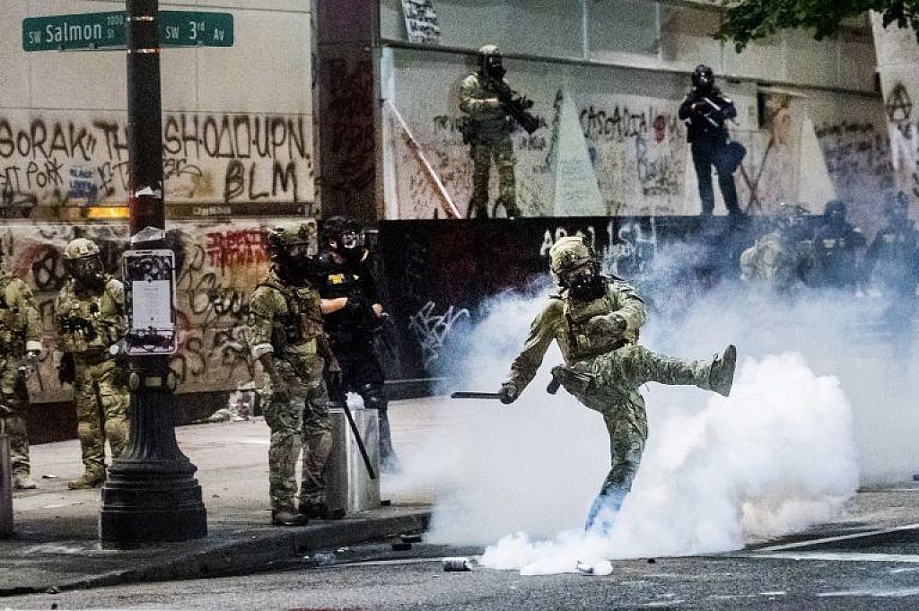 Proteste in Portland © AP