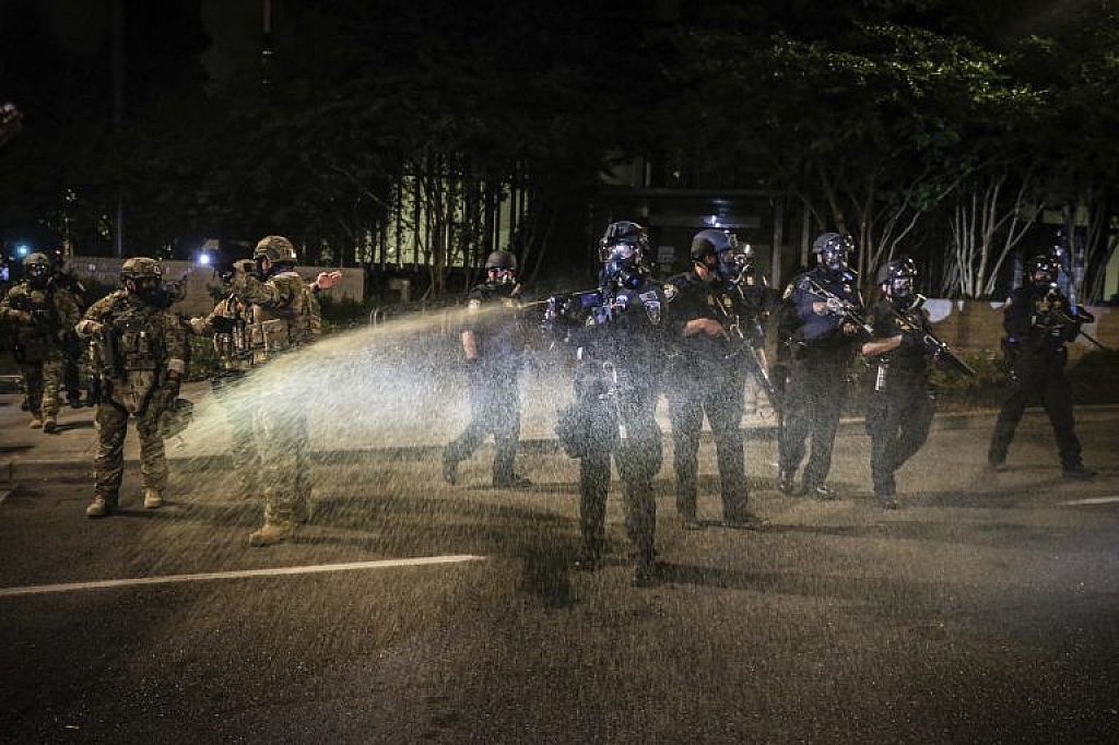 Proteste in Portland © AP
