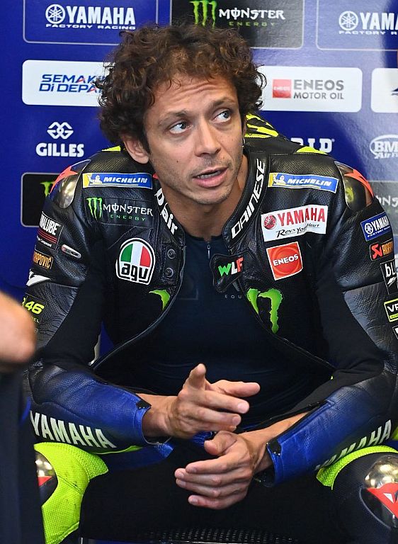 Den Schrecken noch im Nacken: Valentino Rossi. © APA