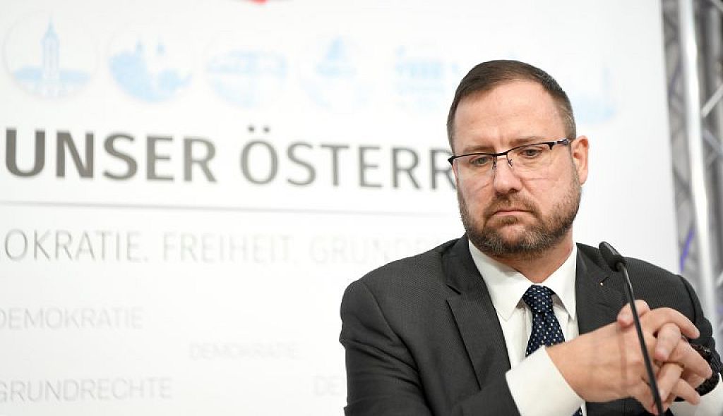 FPÖ-Fraktionsführer im Ibiza-Untersuchungsausschuss, Christian Hafenecker. © APA