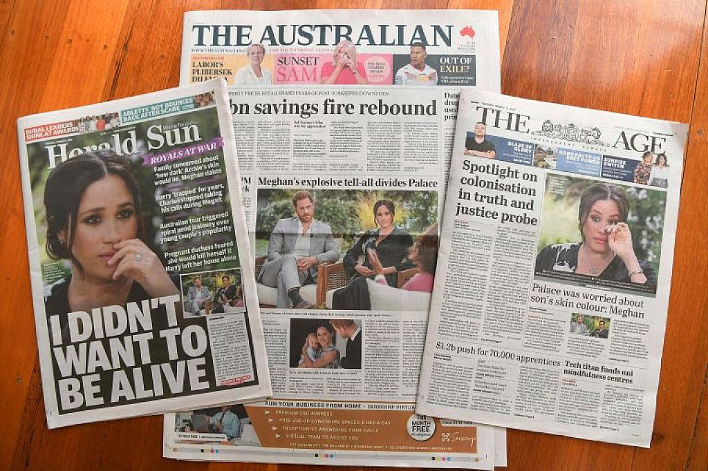Britische  und australische Presse  © Englische Presse