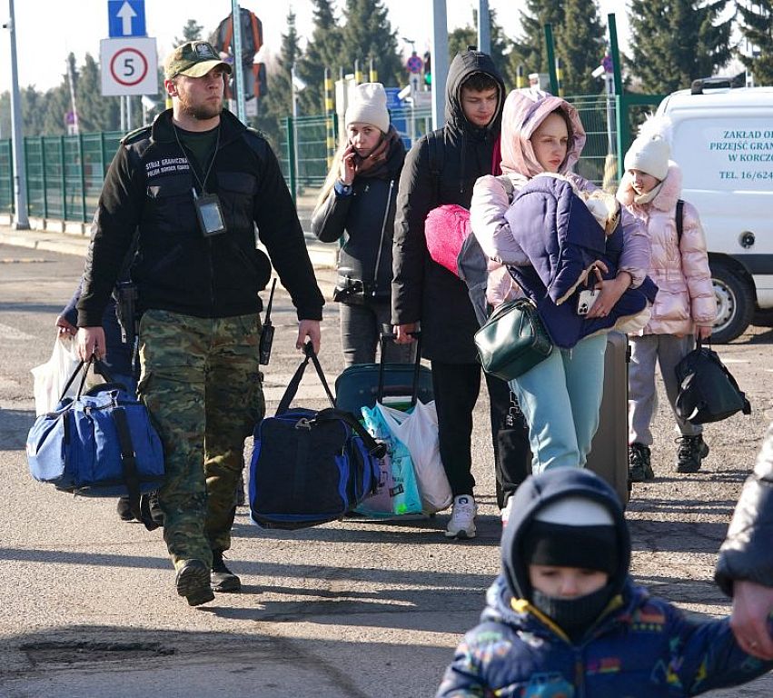 POLAND-UKRAINE-RUSSIA-CONFLICT-REFUGEES