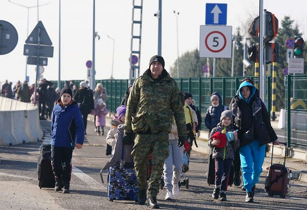 POLAND-UKRAINE-RUSSIA-CONFLICT-REFUGEES