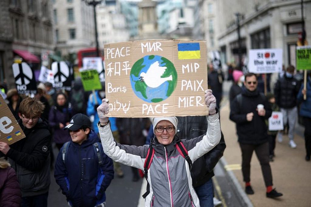 UKRAINE-CRISIS/BRITAIN-PROTESTS
 © REUTERS