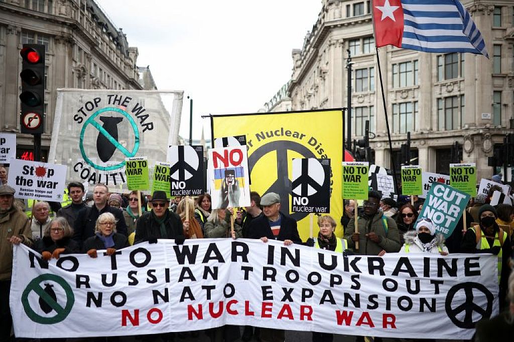 UKRAINE-CRISIS/BRITAIN-PROTESTS
 © REUTERS
