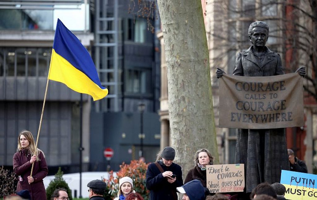 UKRAINE-CRISIS/BRITAIN-PROTESTS
 © REUTERS