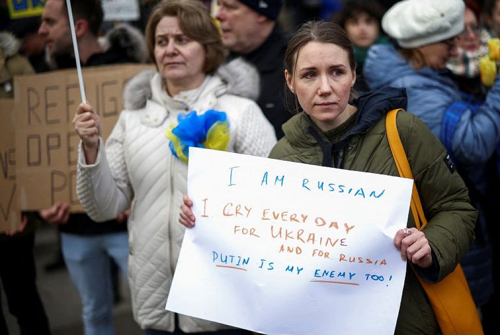 UKRAINE-CRISIS/BRITAIN-PROTESTS
 © REUTERS