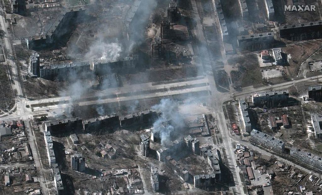 UKRAINE-RUSSIA-CONFLICT
 © REUTERS/Stringer and AFP PHOTO / Satellite image ©2022 Maxar Technologies