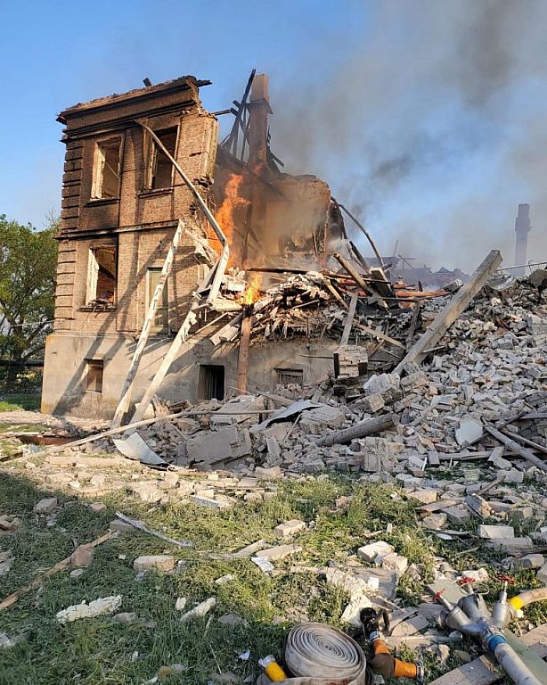 UKRAINE-CRISIS/LUHANSK
 © State Emergency Services/Handout via REUTERS