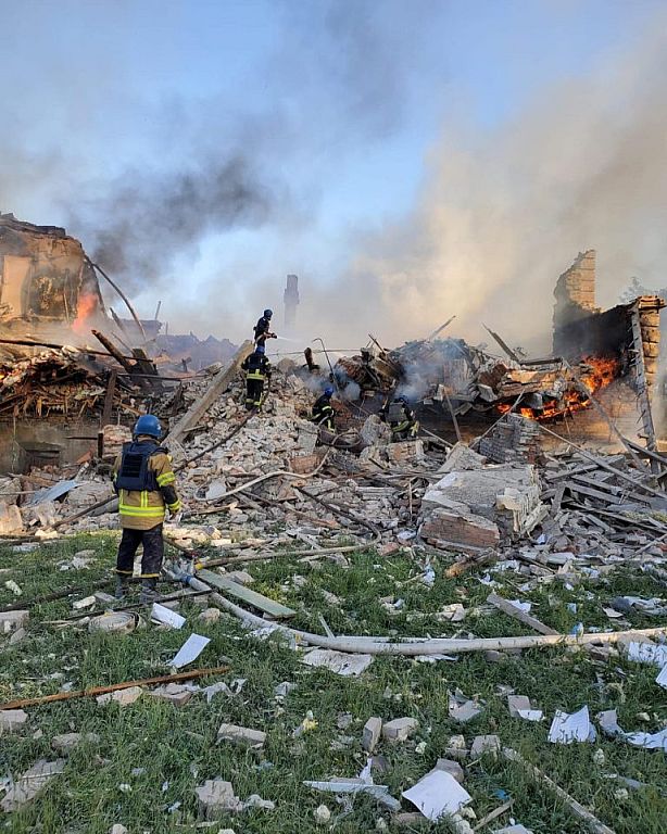 UKRAINE-CRISIS/LUHANSK
 © State Emergency Services/Handout via REUTERS