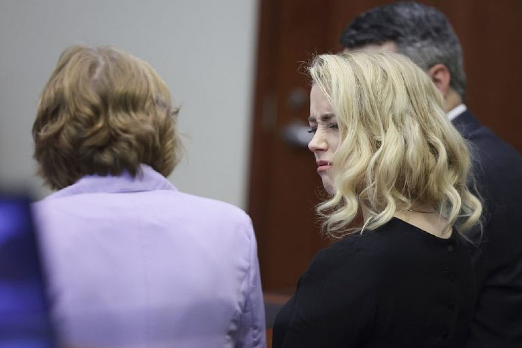 Amber Heard bei der Urteilsverkündung © APA