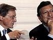 EU-Ratsvorsitzender Wolfgang Schuessel (l.) und EU-Praesident Jose Manuel Barroso (r.) &copy APA