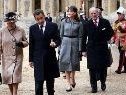 Die Sarkozys zu Besuch bei der Queen in London Die Sarkozys zu Besuch bei der Queen in London