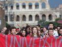 Italiener protestieren gegen Bildungsreform.