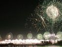 Feuerwerk über Dubais erster Palmeninsel Feuerwerk über Dubais erster Palmeninsel