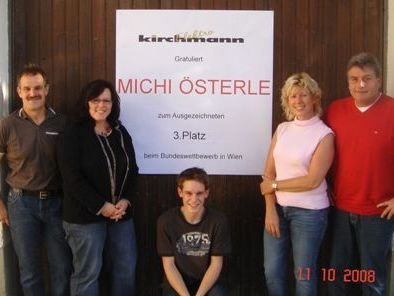 Michael Österle auf Podestplatz;Walter und Monika Österle, Michael Österle und Inka und Arthur Kirchmann. Michael Österle auf Podestplatz;Walter und Monika Österle, Michael Österle und Inka und Arthur Kirchmann.