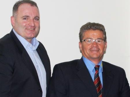 Thomas Bischof Walter Wiesinger und Bürgermeister Wilfried Berchtold. Thomas Bischof Walter Wiesinger und Bürgermeister Wilfried Berchtold.