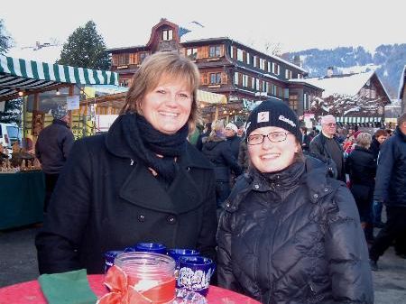 Veronika und Nina genossen das bunte Treiben in Schwarzenberg Veronika und Nina genossen das bunte Treiben in Schwarzenberg