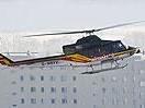 Althaus an Bord des Intensiv-Hubschraubers "Bell 412"