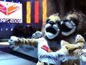 Die WM-Maskottchen begrüßten Teilnehmer und Gäste Die WM-Maskottchen begrüßten Teilnehmer und Gäste
