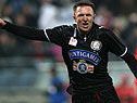 Samir Muratovic jubelt nach dem 1:0 Samir Muratovic jubelt nach dem 1:0