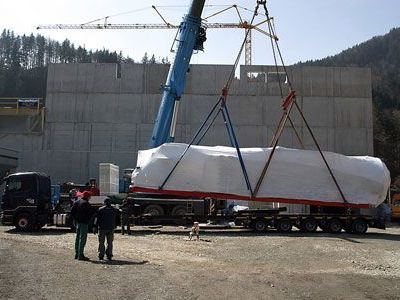 Das Herzstück für die Produktion von Ökostrom im Montafon. Das Herzstück für die Produktion von Ökostrom im Montafon.