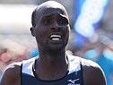 Gilbert Kirwa auf dem Weg zum Sieg Gilbert Kirwa auf dem Weg zum Sieg