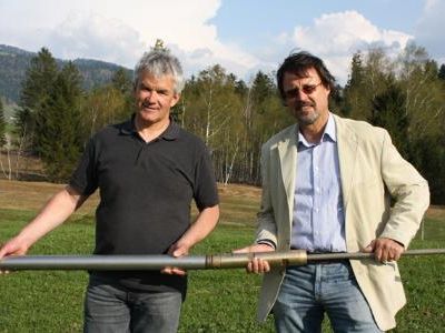 Bgm. Arnold Hirschbühl und Prof. Klaus Hoeggl Bgm. Arnold Hirschbühl und Prof. Klaus Hoeggl