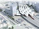 Visualisierung des neuen Hauptbahnhofs Visualisierung des neuen Hauptbahnhofs