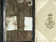 Das blutige Hemd des erschossenen Thronfolgers Franz-Ferdinand