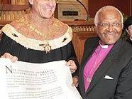 Desmond Tutu erhielt die Ehrendoktorwürde