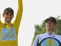 Contador (l.) und Armstrong sind keine Freunde Contador (l.) und Armstrong sind keine Freunde