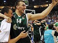 Starker Gegner: Nikola Pekovic gewann die Euroleague Starker Gegner: Nikola Pekovic gewann die Euroleague