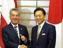 Fischer traf neuen Premier Yukio Hatoyama