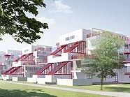 Rendering der "neuen Stadt des Kindes" Rendering der "neuen Stadt des Kindes"