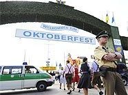 Verstärkte Sicherheitsvorkehrungen auf der Wiesn. Verstärkte Sicherheitsvorkehrungen auf der Wiesn.