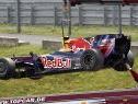 Vettels Bolide mit vielen Motorenproblemen