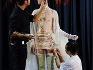 Die Models wurden fachmännisch zurechtgezupft. Die Models wurden fachmännisch zurechtgezupft.