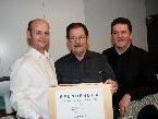 Jochen Klimmer, Richard Fischer und Bgm. Christian Natter Jochen Klimmer, Richard Fischer und Bgm. Christian Natter