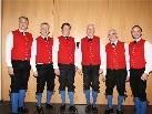 Kapellmeister Wolfgang Österle gratulierte seinen Musikanten zum Jubiläum. Kapellmeister Wolfgang Österle gratulierte seinen Musikanten zum Jubiläum.