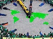Stephansplatz: Die menschliche Uhr Stephansplatz: Die menschliche Uhr