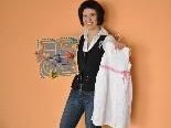 Daniela Steffani verkauft Kinder-Second-Hand. Daniela Steffani verkauft Kinder-Second-Hand.