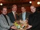 Walter Eberle, Franz-Josef Köb, Bgm. Christian Natter und Charly Lang Walter Eberle, Franz-Josef Köb, Bgm. Christian Natter und Charly Lang