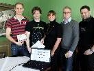 Das Team der neuen JVP Ortsgruppe Leiblachtal mit Marius Köb, Obmann Christian Loitz, Katrin Flatz, Marcel Nitz und Daniel Mauche, von links. Das Team der neuen JVP Ortsgruppe Leiblachtal mit Marius Köb, Obmann Christian Loitz, Katrin Flatz, Marcel Nitz und Daniel Mauche, von links.