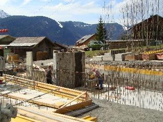 Die Bauarbeiten schreiten zügig voran Die Bauarbeiten schreiten zügig voran