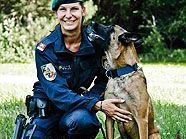 Die Polizeihündin Alexa spürte die Drogen auf. Die Polizeihündin Alexa spürte die Drogen auf.