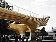 Eines der Highlights: Die Holzbrücke über den Margaretengürtel Eines der Highlights: Die Holzbrücke über den Margaretengürtel