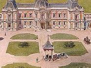 Entwurf zur Hermesvilla, 1881, von Carl von Hasenauer Entwurf zur Hermesvilla, 1881, von Carl von Hasenauer