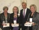 LH Dr. Herbert Sausgruber überreichte Herlinde Marosch, Dagmar Ganahl und Melitta Mair das Verdienstzeichen des Landes Vorarlberg. LH Dr. Herbert Sausgruber überreichte Herlinde Marosch, Dagmar Ganahl und Melitta Mair das Verdienstzeichen des Landes Vorarlberg.